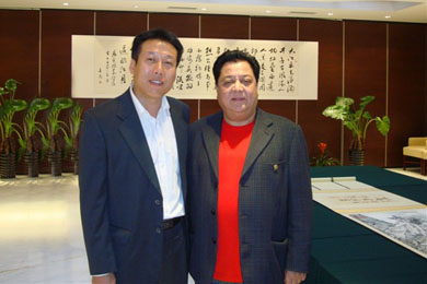 董事长与著名艺术家李金斗